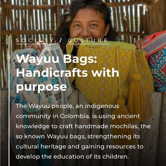 XL Minamalistic Wayuu mochila bags Columbian Woven crossb… - Picture 6 of 7